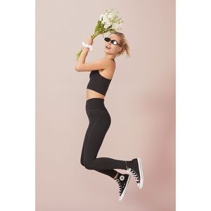 Reformation Hi Rise Full Length Pant MED Black